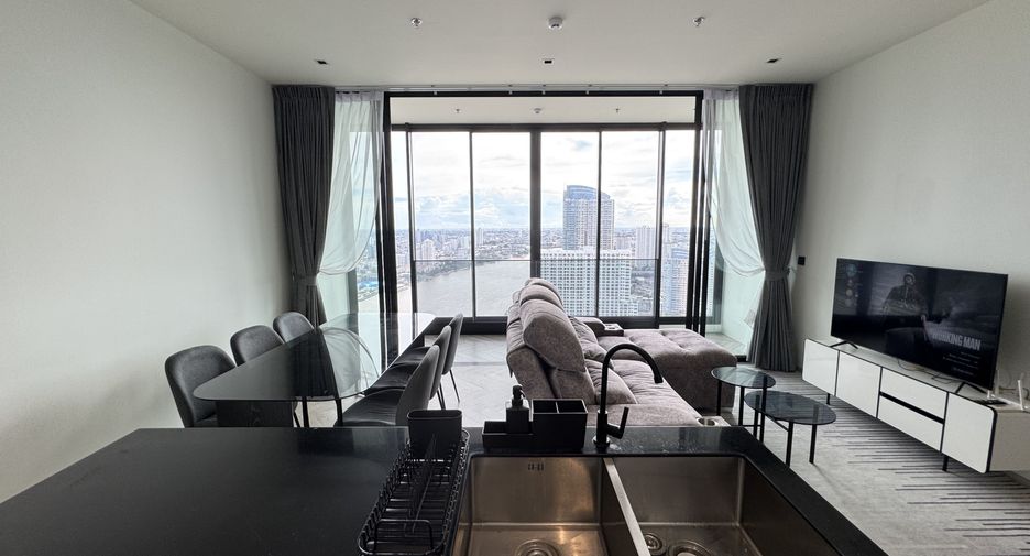 Wohnung zur Miete mit 2 Zimmer in Khlong San, Bangkok
