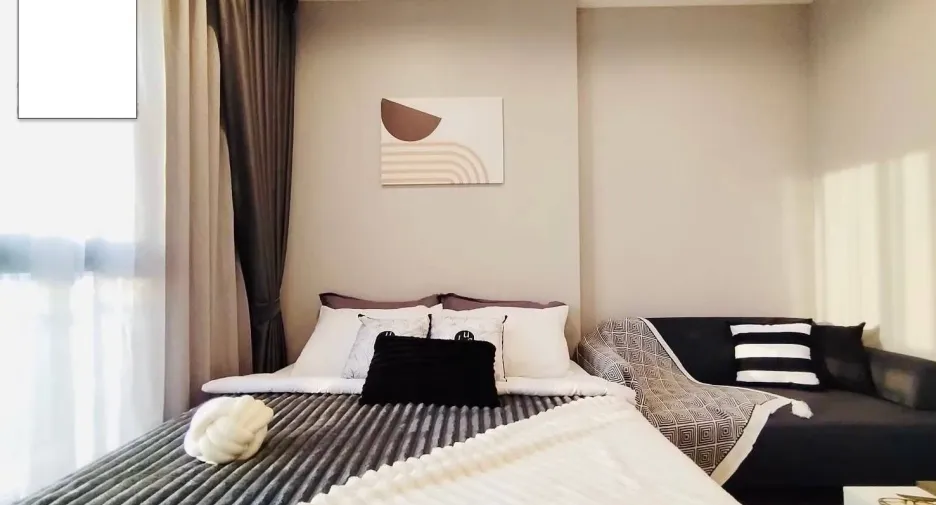 For rent 1 bed condo in Bang Kapi, Bangkok