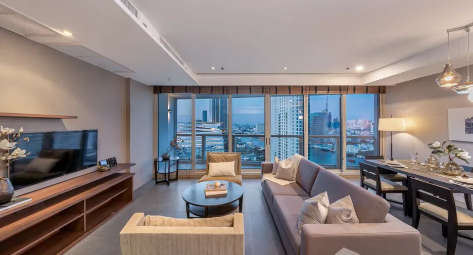 Wohnung zur Miete mit 3 Zimmer in Sathon, Bangkok