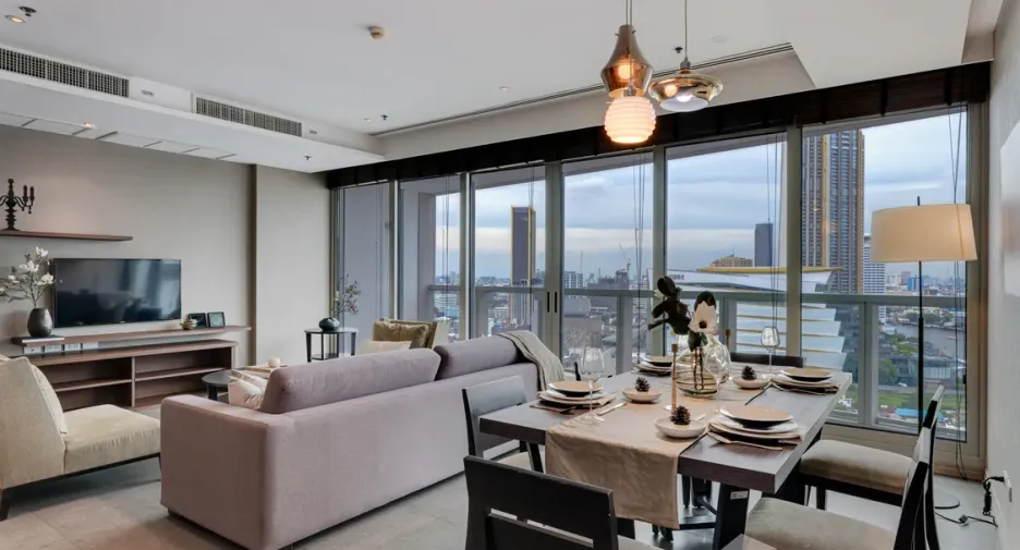 Wohnung zur Miete mit 3 Zimmer in Sathon, Bangkok