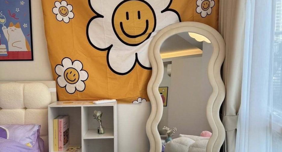 For rent studio condo in Huai Khwang, Bangkok