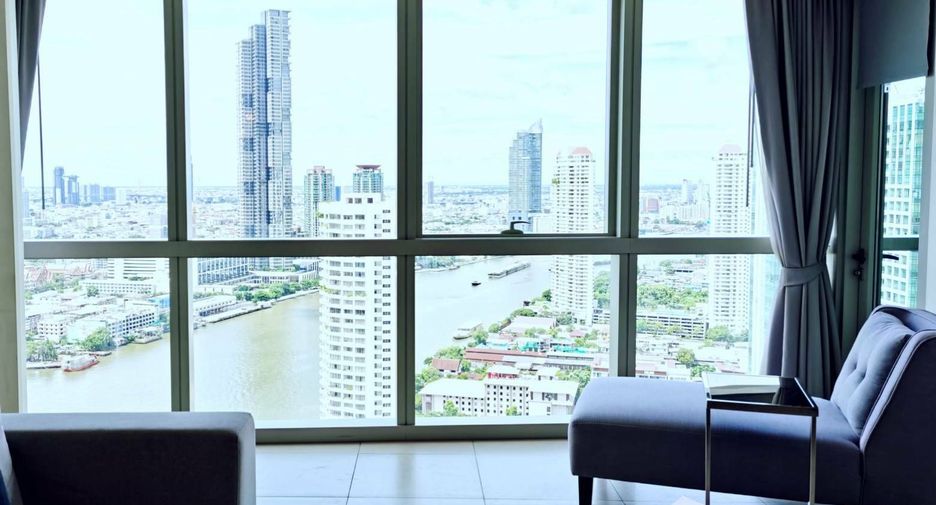 For rent 2 bedrooms condo in Sathon, Bangkok