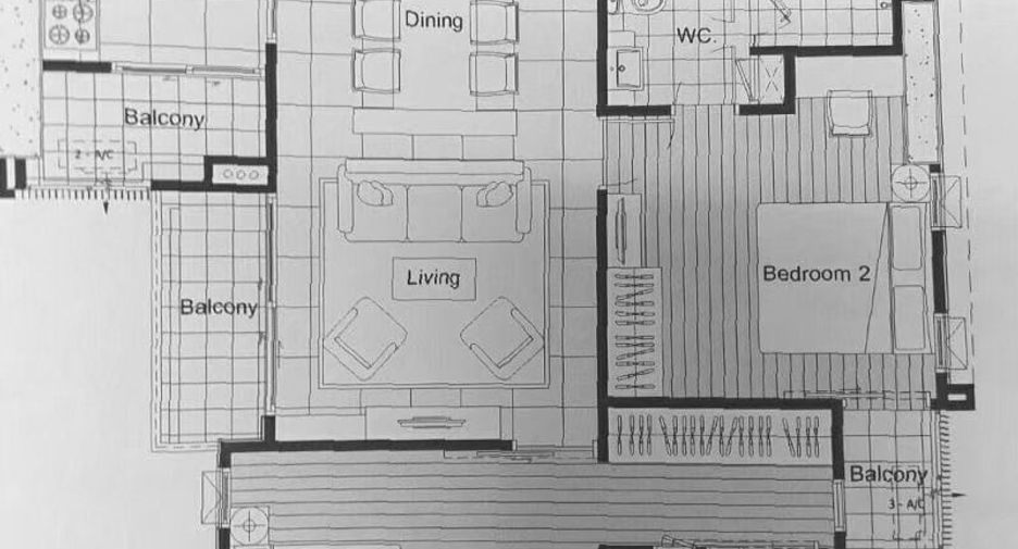 For rent 3 bedrooms condo in Khlong Toei, Bangkok