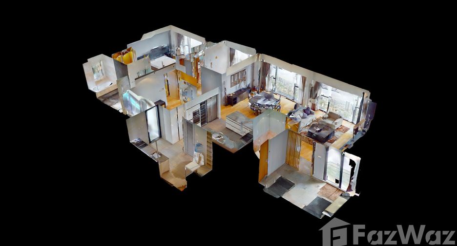 For rent 3 bedrooms condo in Sathon, Bangkok