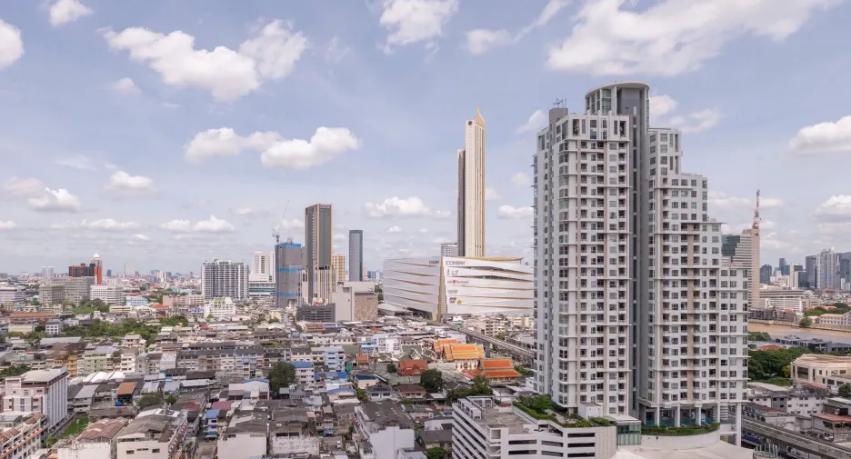 Condo en alquiler de 2 habitaciones en Khlong San, Bangkok