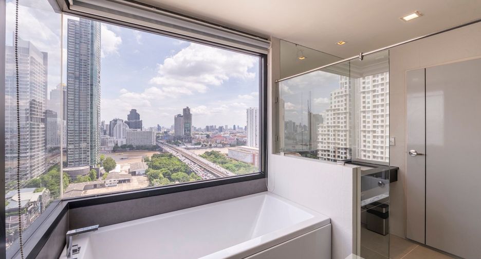Condo en alquiler de 2 habitaciones en Khlong San, Bangkok
