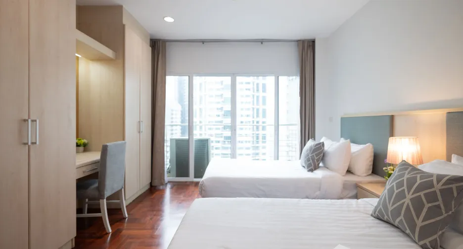 Wohnung zur Miete mit 2 Zimmer in Khlong Toei, Bangkok