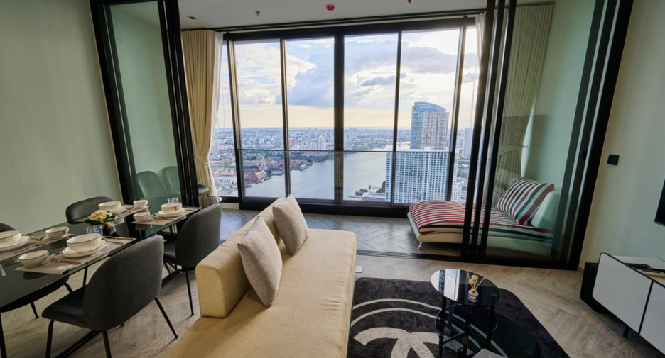 For rent 2 bedrooms condo in Khlong San, Bangkok