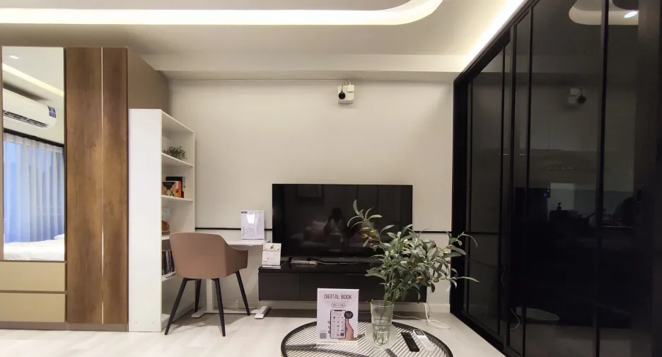 For rent studio condo in Huai Khwang, Bangkok