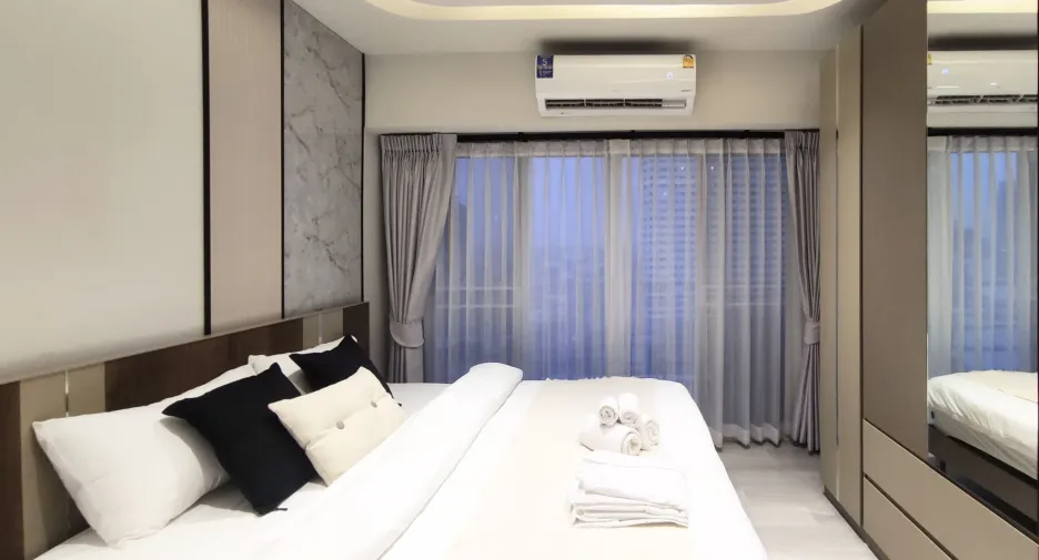 For rent studio condo in Huai Khwang, Bangkok