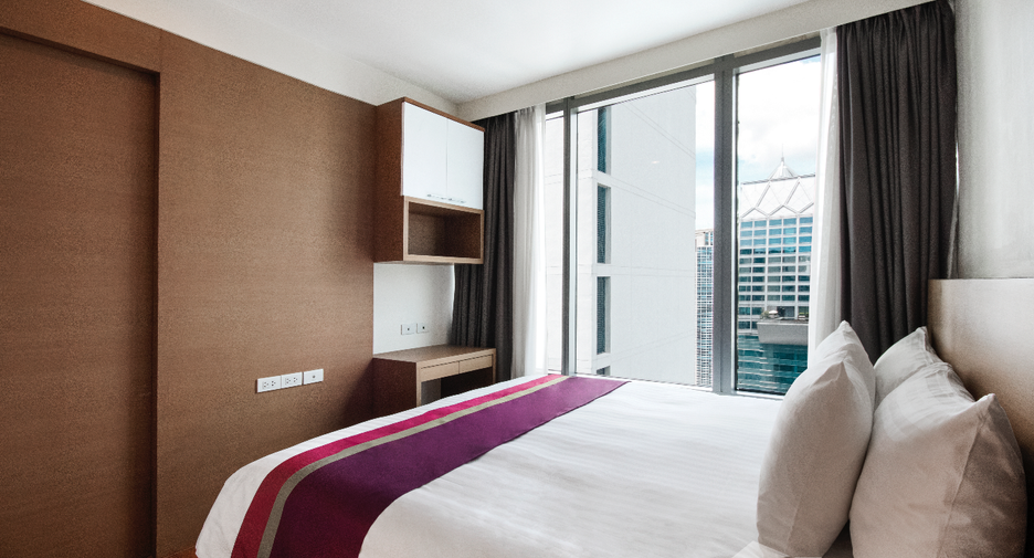 Wohnung zur Miete mit 2 Zimmer in Pathum Wan, Bangkok
