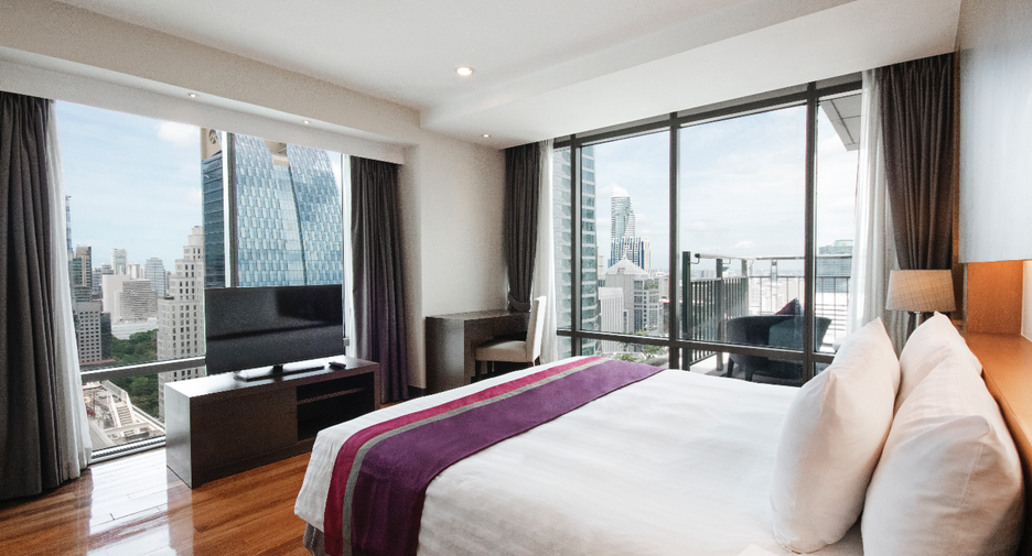 Wohnung zur Miete mit 2 Zimmer in Pathum Wan, Bangkok