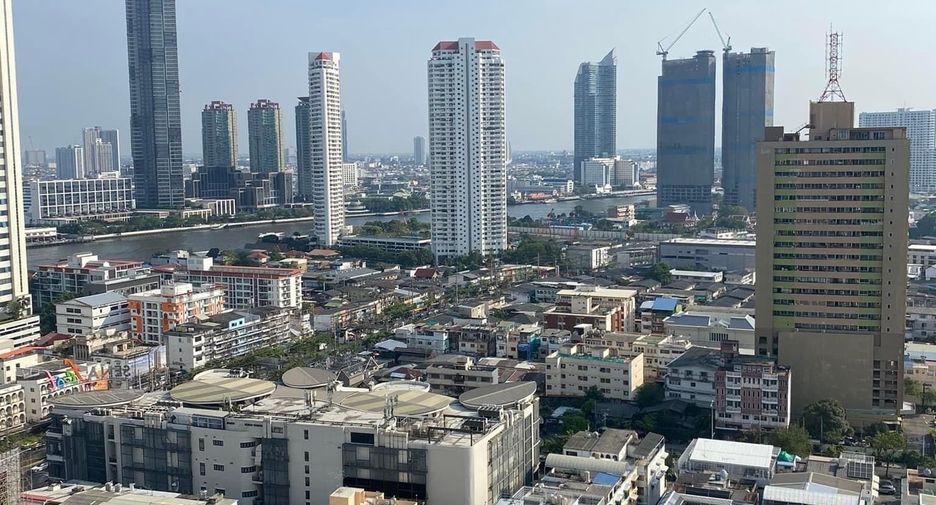 À louer 1 chambre condo à Khlong San, Bangkok