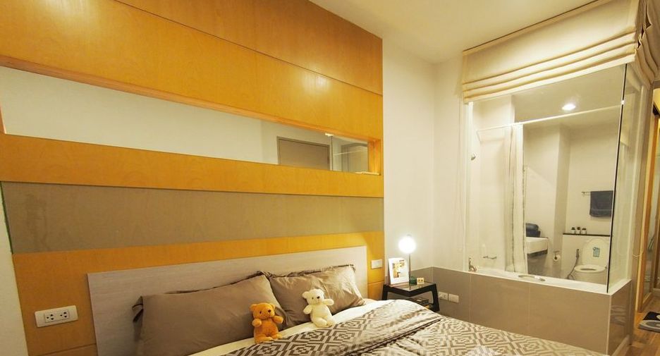 For rent 1 bed condo in Huai Khwang, Bangkok