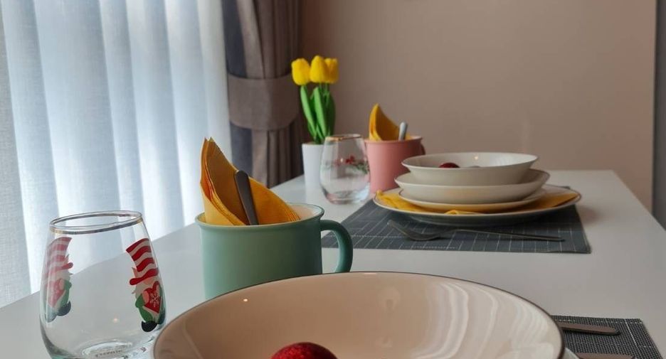For rent studio condo in Huai Khwang, Bangkok