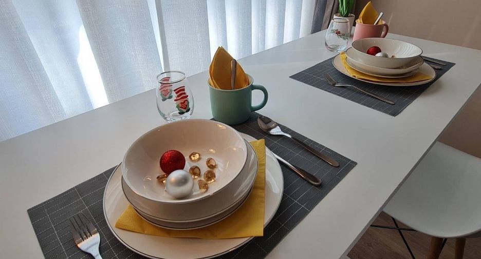 For rent studio condo in Huai Khwang, Bangkok