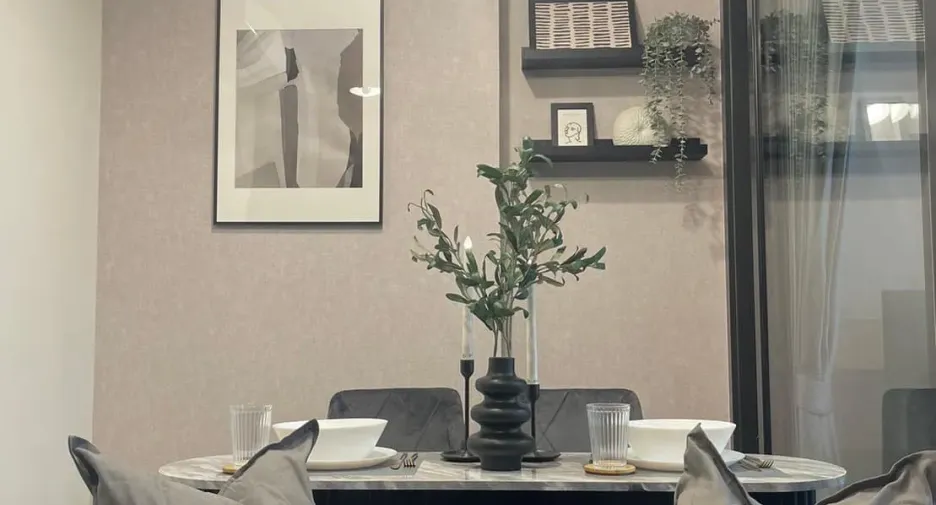 For rent 1 bed condo in Huai Khwang, Bangkok