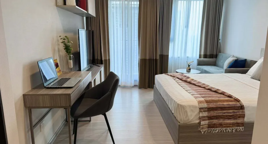 For rent 1 bed condo in Thon Buri, Bangkok