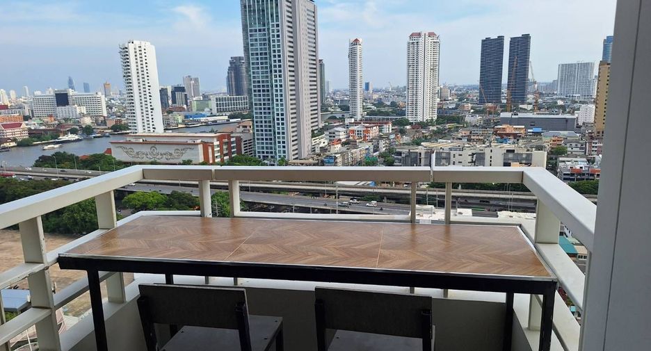 Wohnung zur Miete mit 1 Zimmer in Khlong San, Bangkok