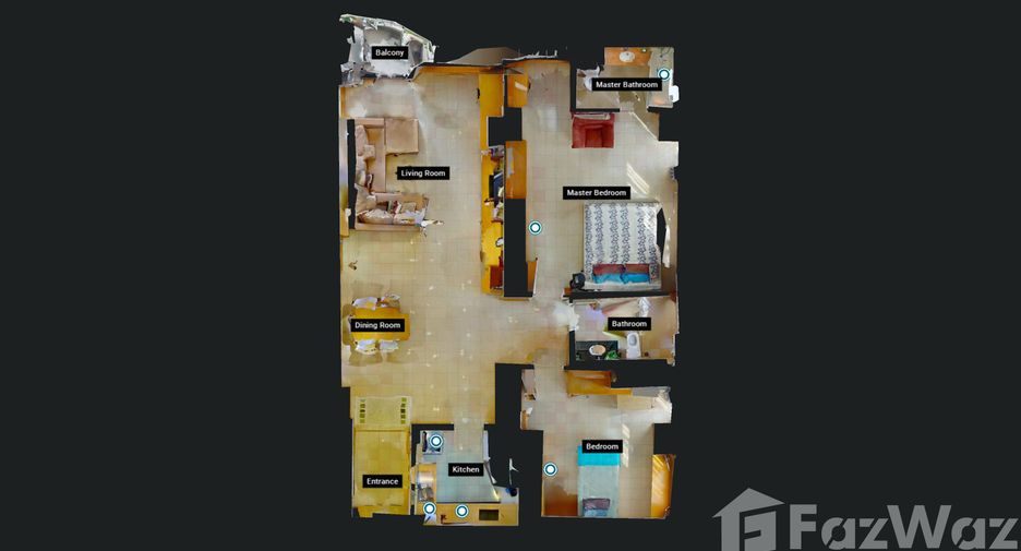 Wohnung zur Miete mit 2 Zimmer in Watthana, Bangkok