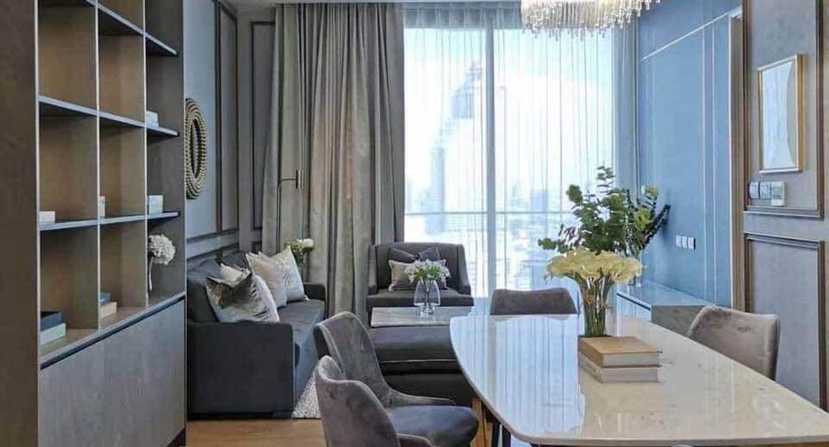 For rent 2 bedrooms condo in Khlong San, Bangkok