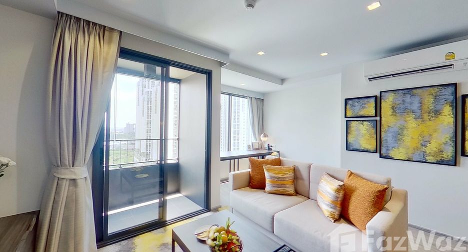 For rent 2 bedrooms condo in Huai Khwang, Bangkok