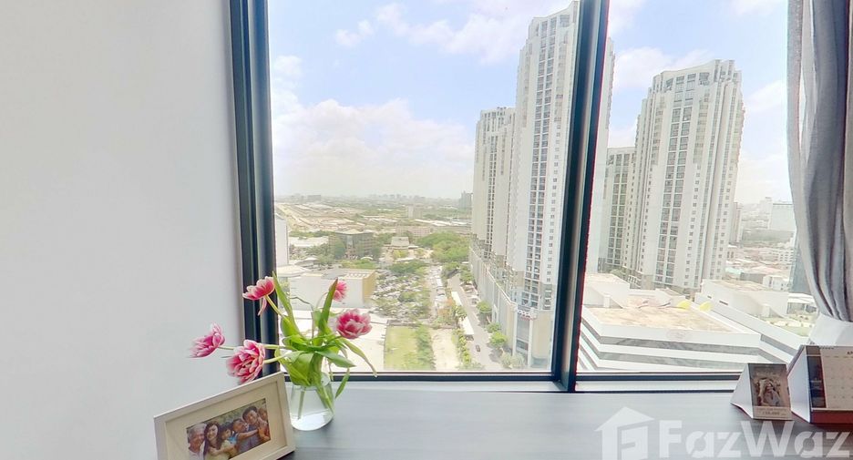 For rent 2 bedrooms condo in Huai Khwang, Bangkok