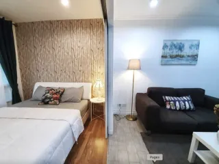 For rent studio condo in Huai Khwang, Bangkok