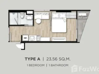 À louer 1 chambre condo à Yan Nawa, Bangkok