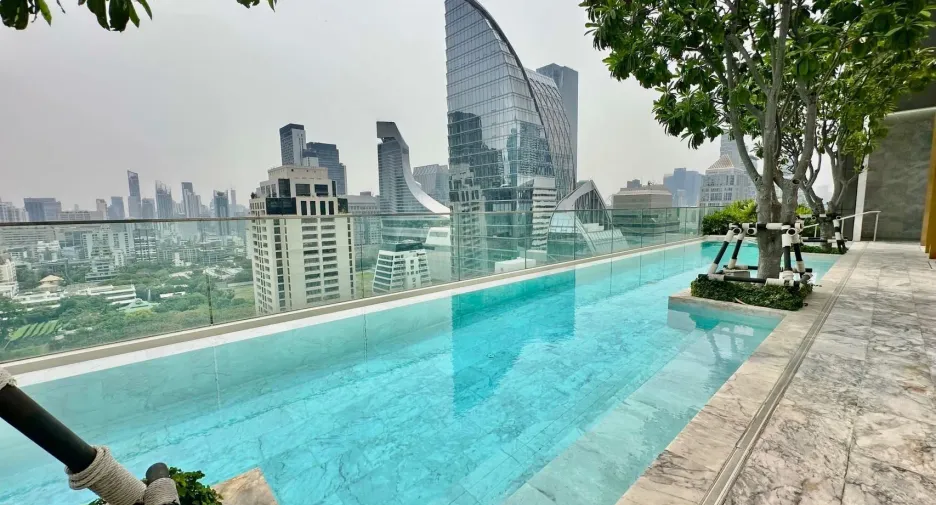 Wohnung zur Miete mit 1 Zimmer in Pathum Wan, Bangkok