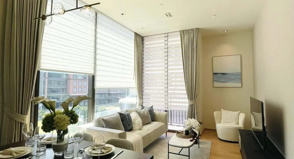 Wohnung zur Miete mit 2 Zimmer in Pathum Wan, Bangkok