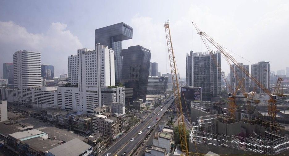 Wohnung zur Miete mit 1 Zimmer in Huai Khwang, Bangkok