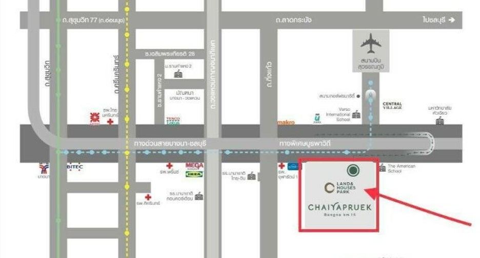 出租 3 卧室 独立屋 在 Bang Phli, Samut Prakan