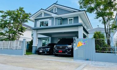 Casa en alquiler de 3 habitaciones en Bang Phli, Samut Prakan