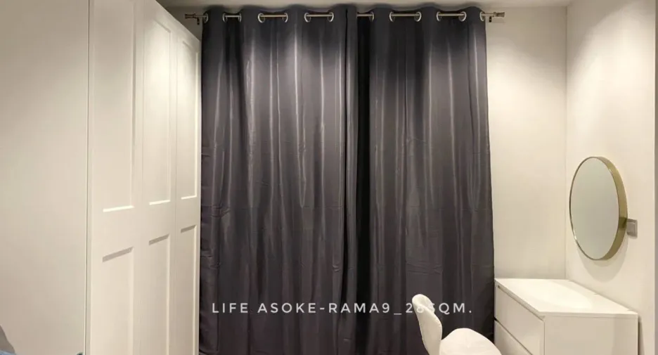 For rent studio condo in Huai Khwang, Bangkok