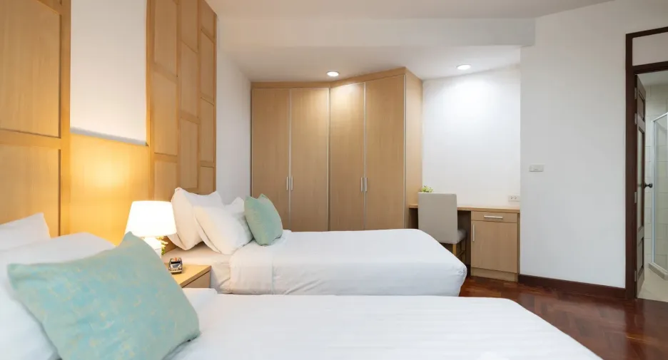 À louer 2 chambres appartement à Khlong Toei, Bangkok