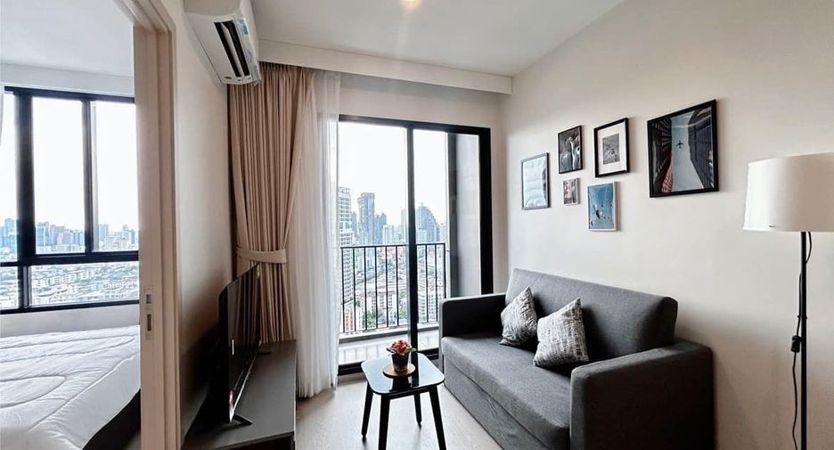 Condo en alquiler de 1 habitaciones en Huai Khwang, Bangkok