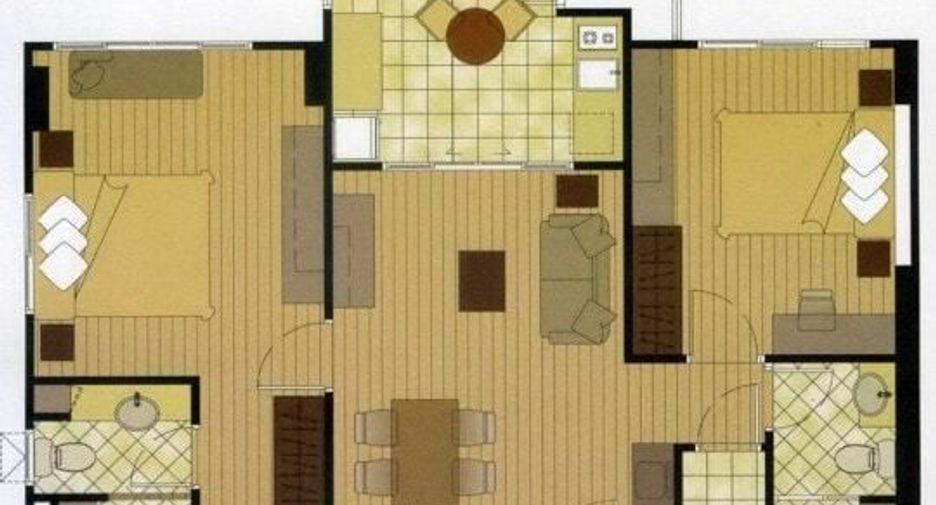 For rent 2 bedrooms condo in Bang Sue, Bangkok