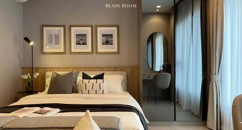 For rent studio condo in Huai Khwang, Bangkok