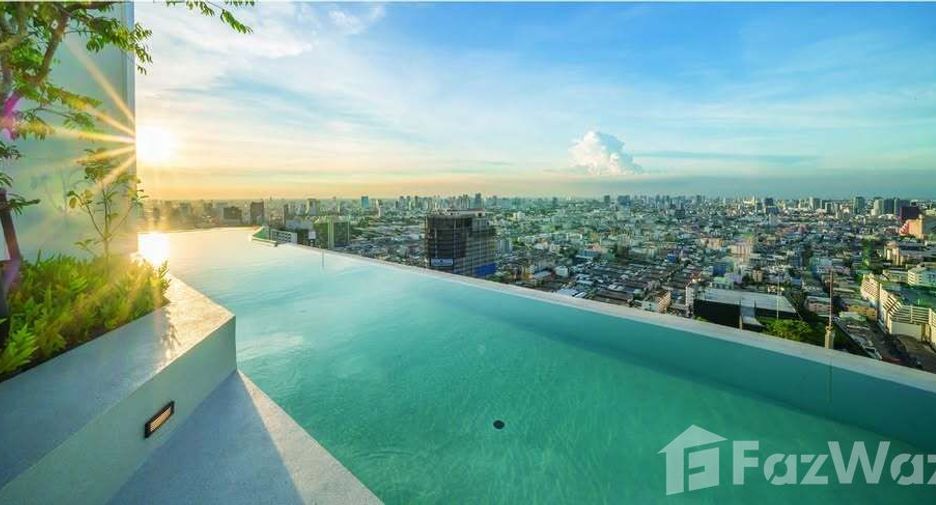 For rent studio condo in Huai Khwang, Bangkok