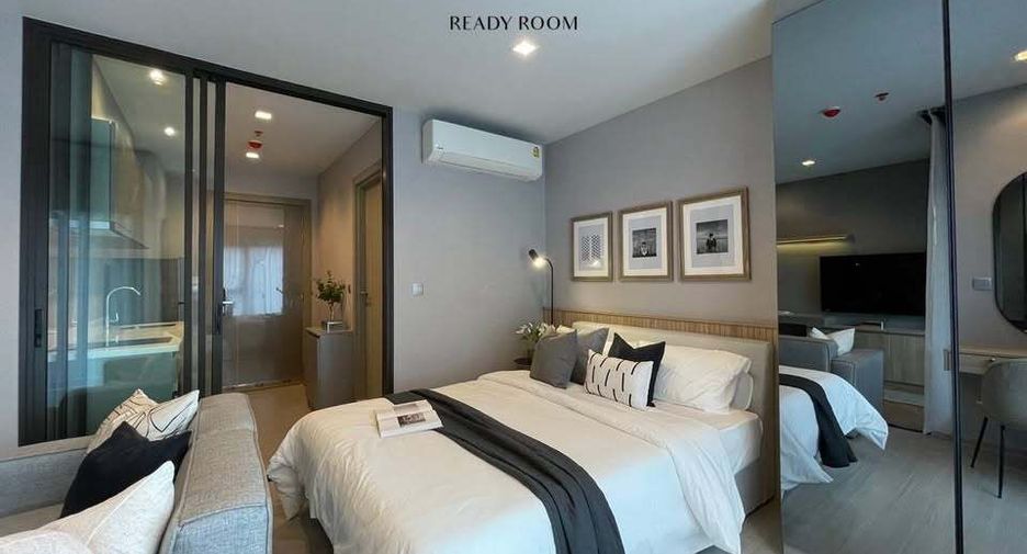 For rent studio condo in Huai Khwang, Bangkok