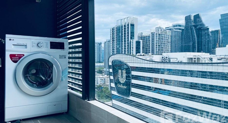 Condo en alquiler de 1 habitaciones en Huai Khwang, Bangkok