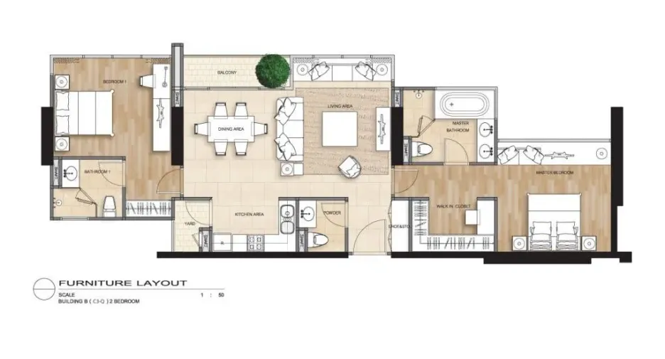 For rent 2 ベッドルーム condo in Khlong Toei, Bangkok