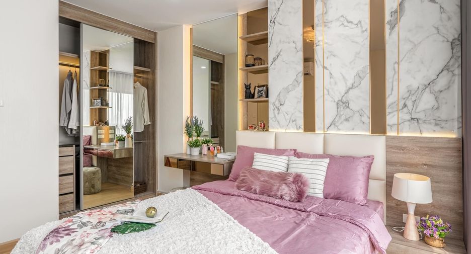 For rent 1 bed condo in Huai Khwang, Bangkok
