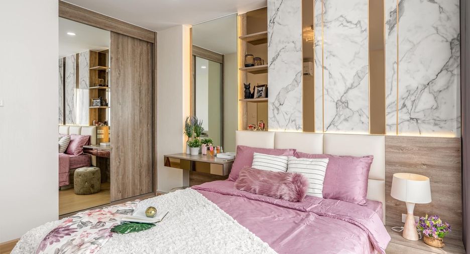 For rent 1 bed condo in Huai Khwang, Bangkok