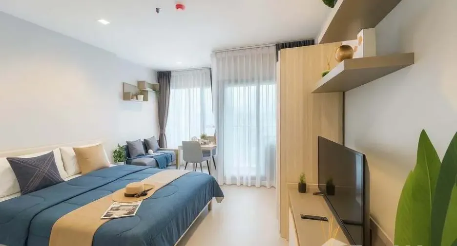 For rent 1 bed condo in Huai Khwang, Bangkok