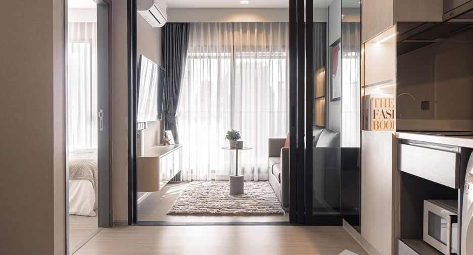 Wohnung zur Miete mit 1 Zimmer in Huai Khwang, Bangkok