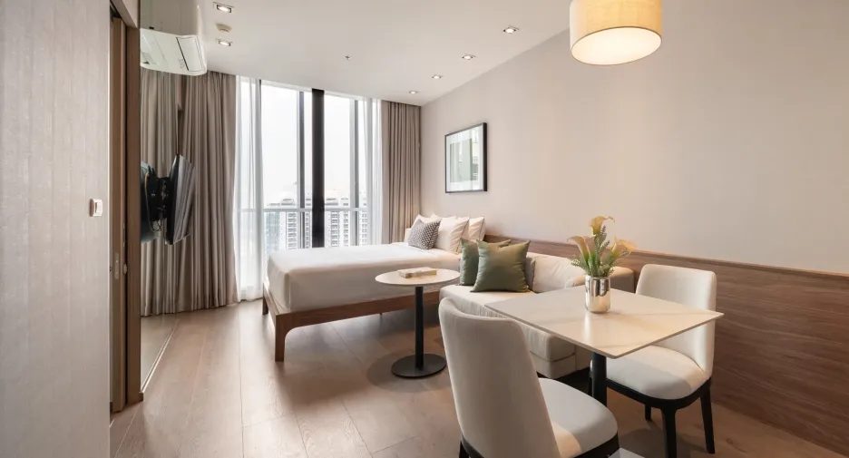 For rent studio condo in Khlong Toei, Bangkok