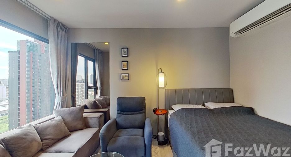 For rent studio condo in Huai Khwang, Bangkok