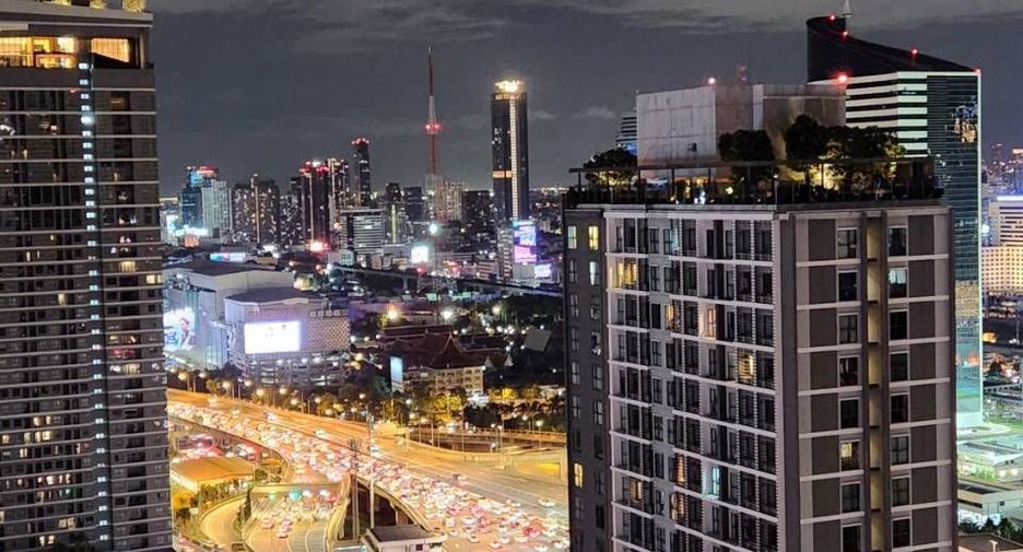 For rent studio condo in Huai Khwang, Bangkok
